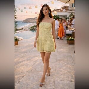 Anthropologie NWOT 3D Floral Embellished Mini Dress size S.